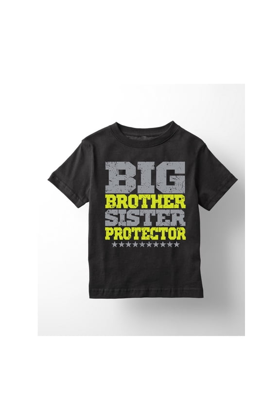 - Big Brother Sister Protector-YOUTH SHORT SLEEVE TEE-M