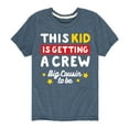 thumbnail image 1 of Instant Message - Big Cousin To Be - Toddler And Youth Short Sleeve Graphic T-Shirt, 1 of 5