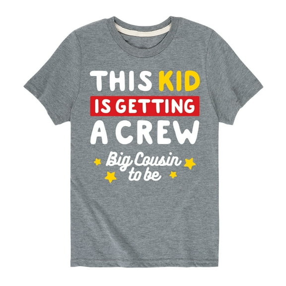 Instant Message - Big Cousin To Be - Toddler And Youth Short Sleeve Graphic T-Shirt