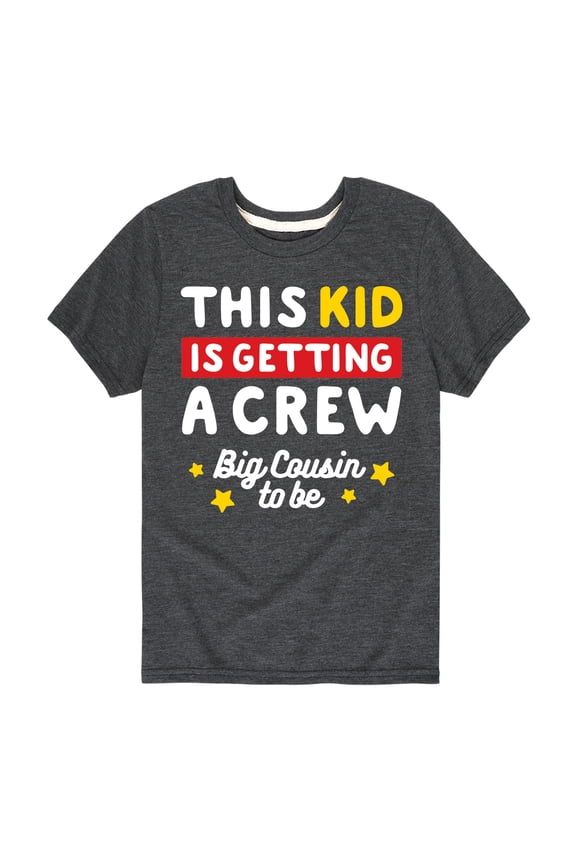 - Big Cousin To Be - Toddler And Youth Short Sleeve Graphic T-Shirt