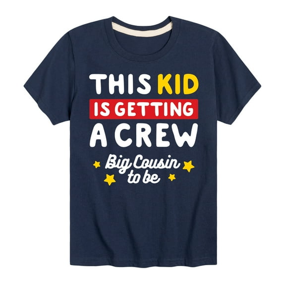 Instant Message - Big Cousin To Be - Toddler And Youth Short Sleeve Graphic T-Shirt