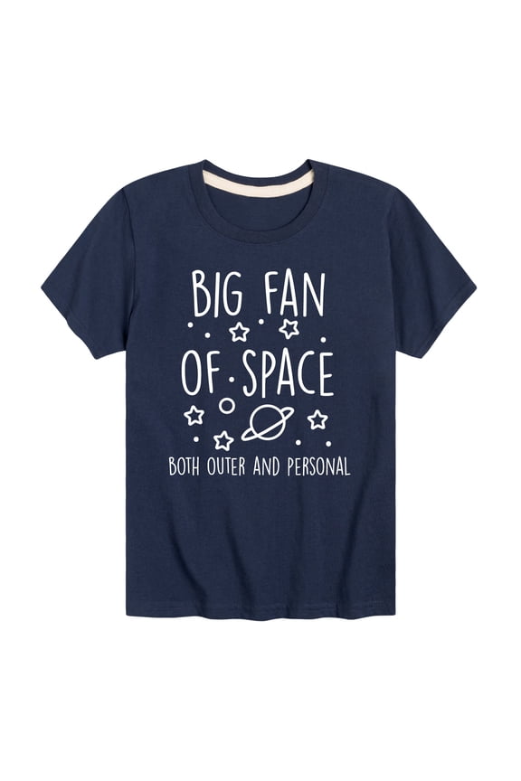 - Big Fan Of Space-Toddler And Youth Short Sleeve T-Shirt Short Sleeve Graphic T-Shirt