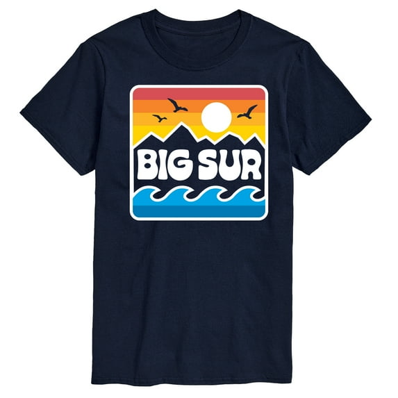 Instant Message - Big Sur Badge - Men's Short Sleeve Graphic T-Shirt