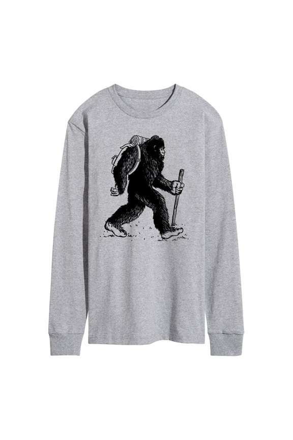 - Bigfoot Backpacking - Men's Long Sleeve Graphic T-Shirt