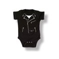 thumbnail image 1 of Instant Message - Biker Jacket Tuxedo - Infant Baby One Piece, 1 of 5