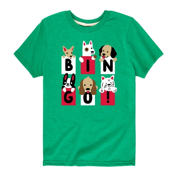 Instant Message - Bingo Dogs - Toddler And Youth Short Sleeve Graphic T-Shirt