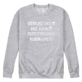 thumbnail image 1 of Instant Message - Birthplace Earth - Men's Crew Fleece Sweatshirt, 1 of 5