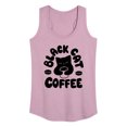 thumbnail image 1 of Instant Message - Black Cat Coffee - Women's Racerback Tank Top, 1 of 6