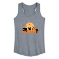 thumbnail image 1 of Instant Message - Black Cats And Pumpkins - Women's Racerback Tank Top, 1 of 6