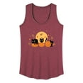 thumbnail image 1 of Instant Message - Black Cats And Pumpkins - Women's Racerback Tank Top, 1 of 6