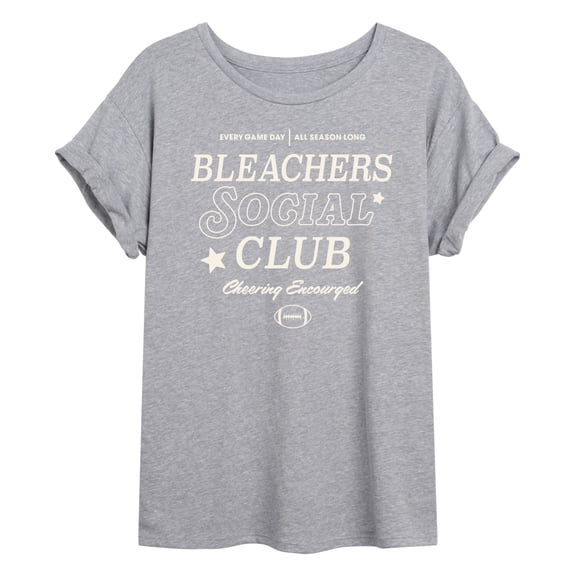 Instant Message - Bleachers Social Club - Women's Oversized Graphic T-Shirt