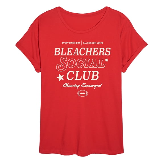 Instant Message - Bleachers Social Club - Women's Oversized Graphic T-Shirt