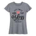 thumbnail image 1 of Instant Message - Bless Your Heart - Women's Short Sleeve Graphic T-shirt, 1 of 5