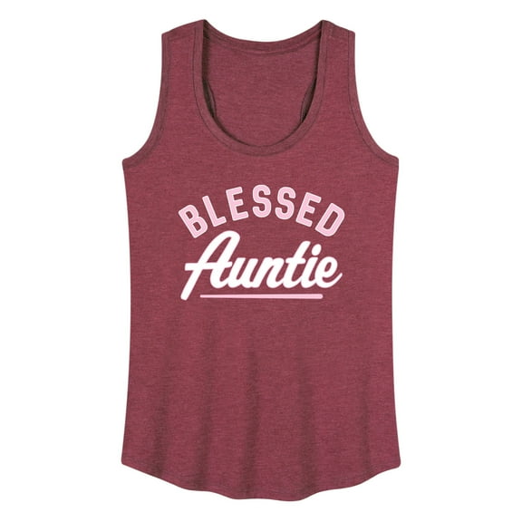 Instant Message - Blessed Auntie - Women's Racerback Tank Top