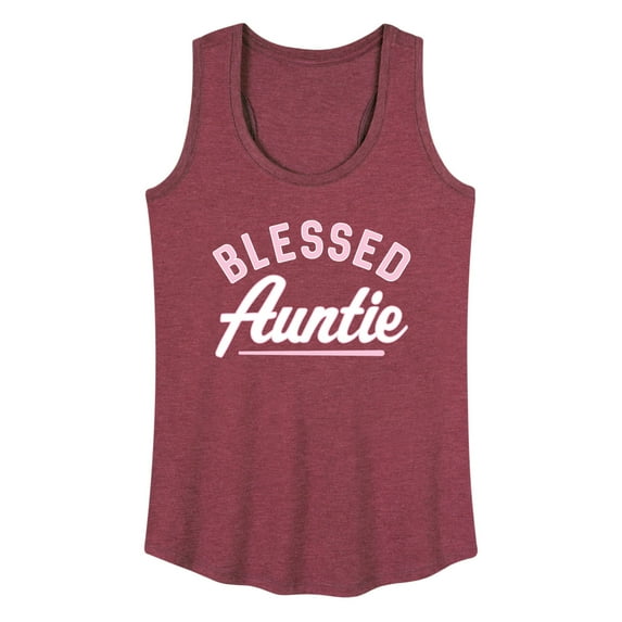Instant Message - Blessed Auntie - Women's Racerback Tank Top