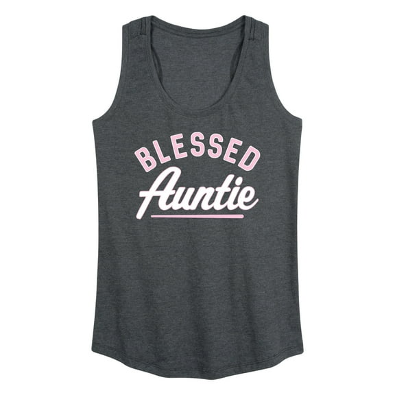 Instant Message - Blessed Auntie - Women's Racerback Tank Top