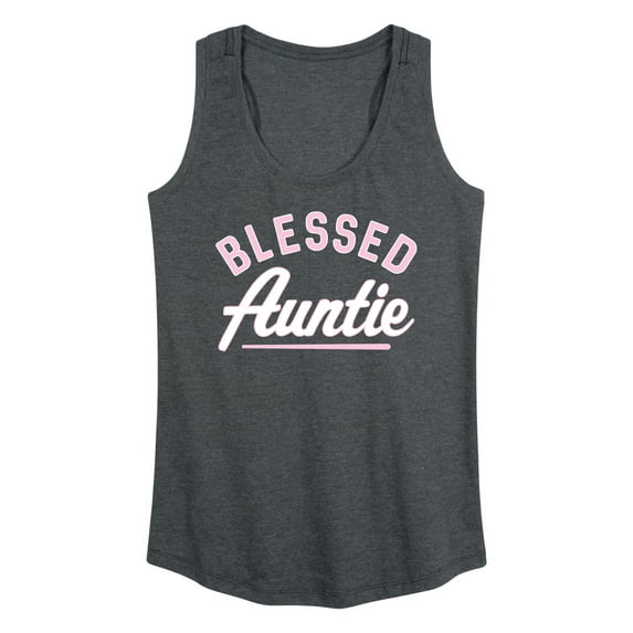 Instant Message - Blessed Auntie - Women's Racerback Tank Top