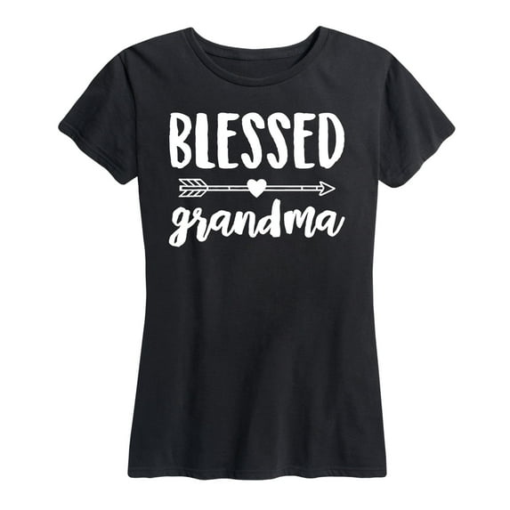 Instant Message - Blessed Grandma Gift for Grandma - Women's Short Sleeve Graphic T-Shirt