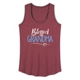 thumbnail image 1 of Instant Message - Blessed Grandma - Women's Racerback Tank Top, 1 of 6