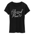 thumbnail image 1 of Instant Message - Blessed Mom Short Sleeve Graphic T-Shirt, 1 of 5