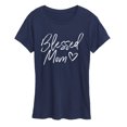 thumbnail image 1 of Instant Message - Blessed Mom Short Sleeve Graphic T-Shirt, 1 of 5