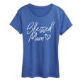 thumbnail image 1 of Instant Message - Blessed Mom Short Sleeve Graphic T-Shirt, 1 of 5