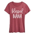 thumbnail image 1 of Instant Message - Blessed Nana - Women's Short Sleeve Graphic T-Shirt, 1 of 5