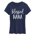 thumbnail image 1 of Instant Message - Blessed Nana - Women's Short Sleeve Graphic T-Shirt, 1 of 5