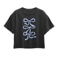 thumbnail image 1 of Instant Message - Blue Bows - Youth Girls Boxy T-Shirt, 1 of 5