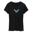 thumbnail image 1 of Instant Message - Blue Cicada Women's Short Sleeve Graphic T-Shirt, 1 of 6