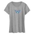 thumbnail image 1 of Instant Message - Blue Cicada - Women's Short Sleeve Graphic T-Shirt, 1 of 6