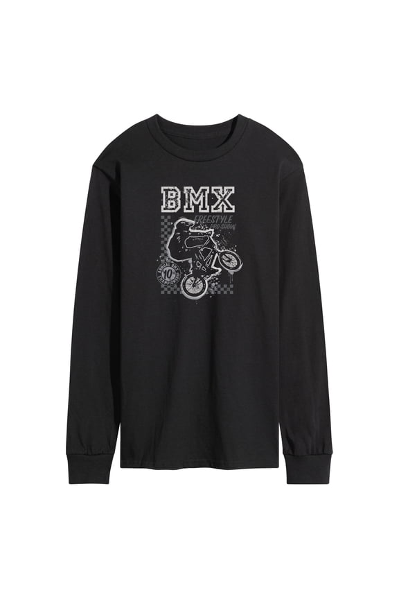 - Bmx Freestyle - Skater - Retro - Mens - Long Sleeve Tee