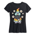 thumbnail image 1 of Instant Message - Boho Gnome - Women's Short Sleeve Graphic T-shirt, 1 of 5