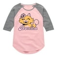 thumbnail image 1 of Instant Message - Bonita Kitty - Toddler & Youth Girls Raglan Graphic T-Shirt, 1 of 6