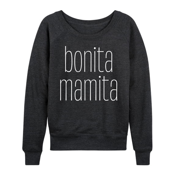 Instant Message - Bonita Mamita - Women's Lightweight French Terry Long Sleeve Shirt