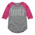 thumbnail image 1 of Instant Message - Bonita - Toddler & Youth Girls Raglan Graphic T-Shirt, 1 of 6