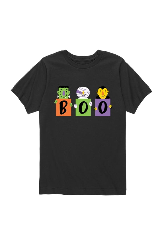 - Boo Monster Signs - Youth Short Sleeve Tee