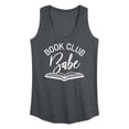 thumbnail image 1 of Instant Message - Book Club Babe - Women's Racerback Tank Top, 1 of 6