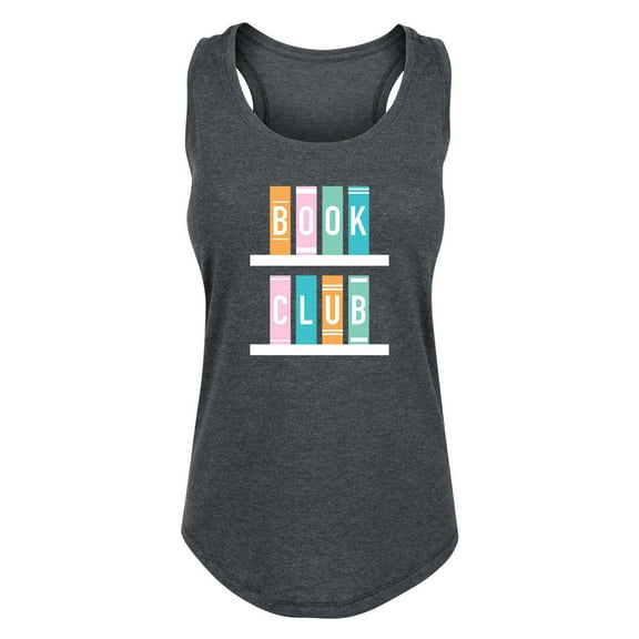 Instant Message - Book Club Shelf - Women's Racerback Tank
