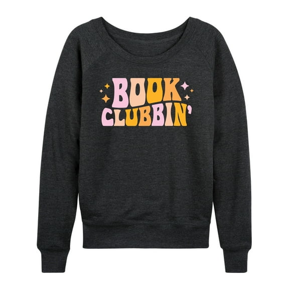 Instant Message - Book Clubbin - Women's Lightweight French Terry Long Sleeve Shirt