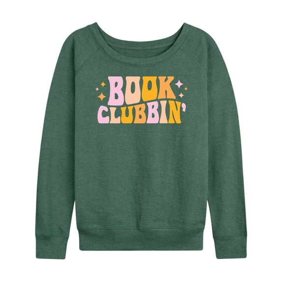 Instant Message - Book Clubbin - Women's Lightweight French Terry Long Sleeve Shirt