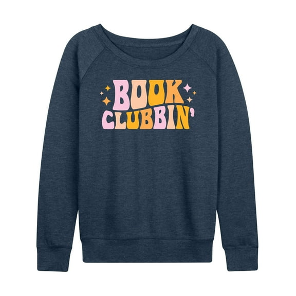 Instant Message - Book Clubbin - Women's Lightweight French Terry Long Sleeve Shirt