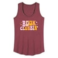 thumbnail image 1 of Instant Message - Book Clubbin - Women's Racerback Tank Top, 1 of 6