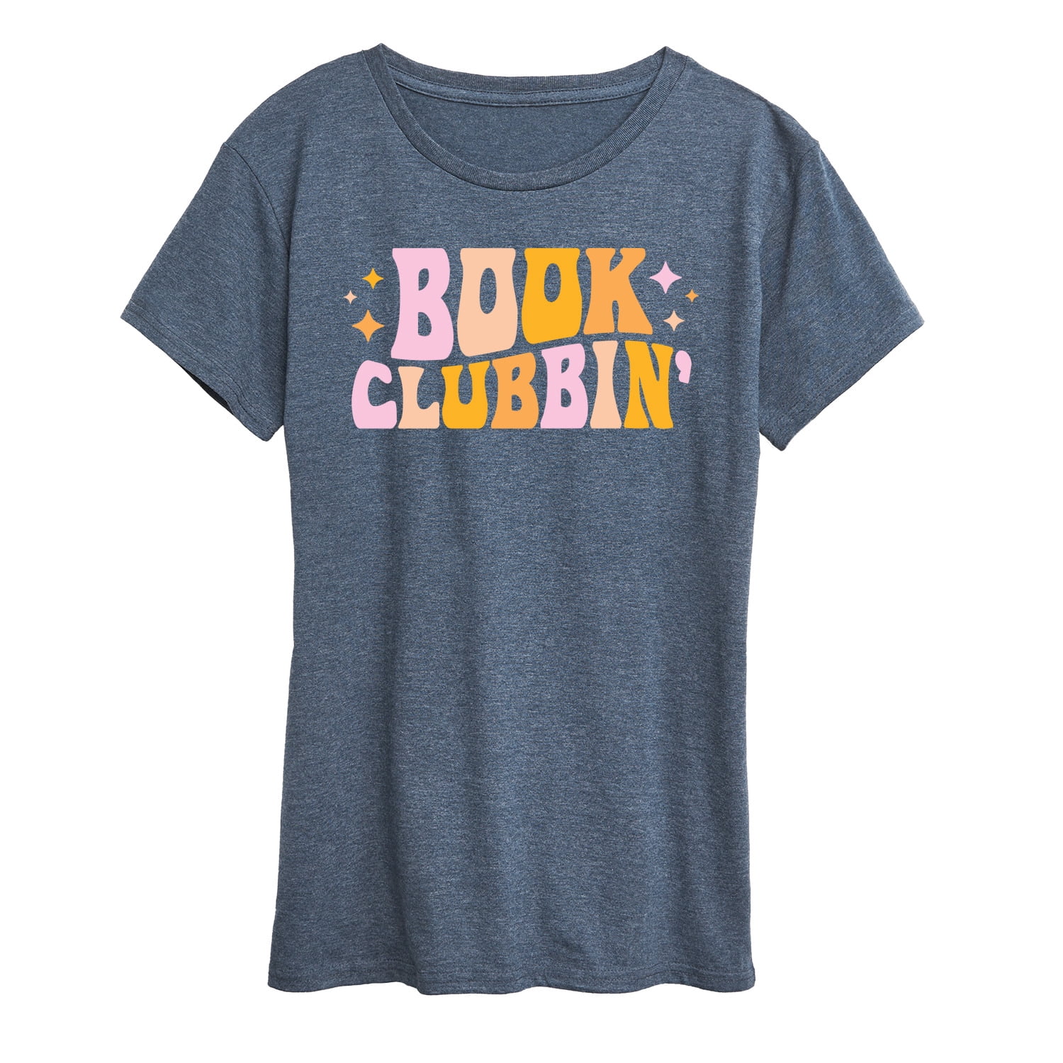 Instant Message - Book Clubbin - Women's Short Sleeve Graphic T-Shirt ...