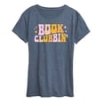 thumbnail image 1 of Instant Message - Book Clubbin - Women's Short Sleeve Graphic T-Shirt, 1 of 6
