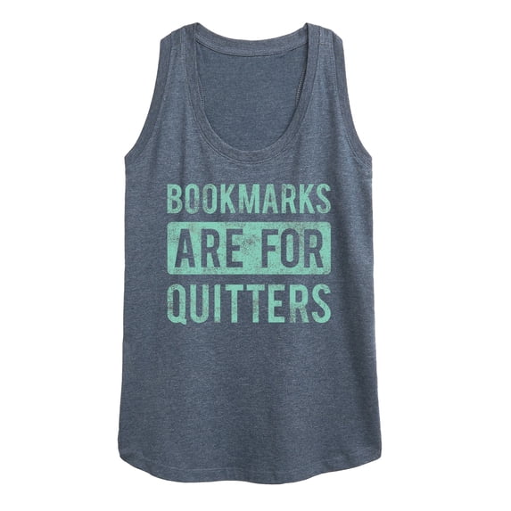 Instant Message - Bookmarks are for Quitters Graphic Racerback Tank