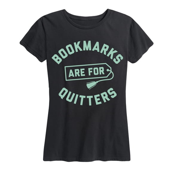 Instant Message - Bookmarks are for Quitters Short Sleeve Graphic T-Shirt