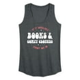 thumbnail image 1 of Instant Message - Books Comfy Clothes - Women's Racerback Tank Top, 1 of 5