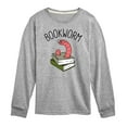thumbnail image 1 of Instant Message - Bookworm - Toddler And Youth Long Sleeve Graphic T-Shirt, 1 of 6