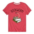 thumbnail image 1 of Instant Message - Bookworm - Toddler And Youth Short Sleeve Graphic T-Shirt, 1 of 6